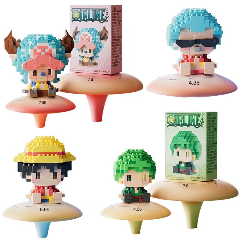 Anime Building Block One Luffy - Cosplay Prop Building review and price
