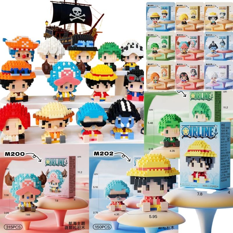 Anime Building Block One Luffy - Cosplay Prop Building review and price