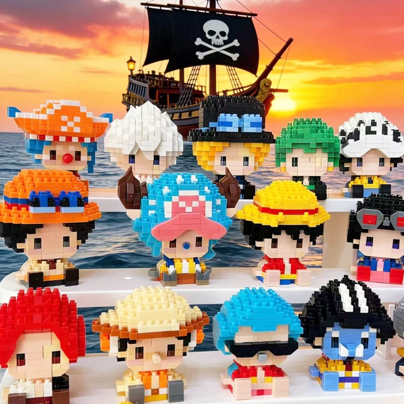 Anime Building Block One Luffy - Cosplay Prop Building review and price