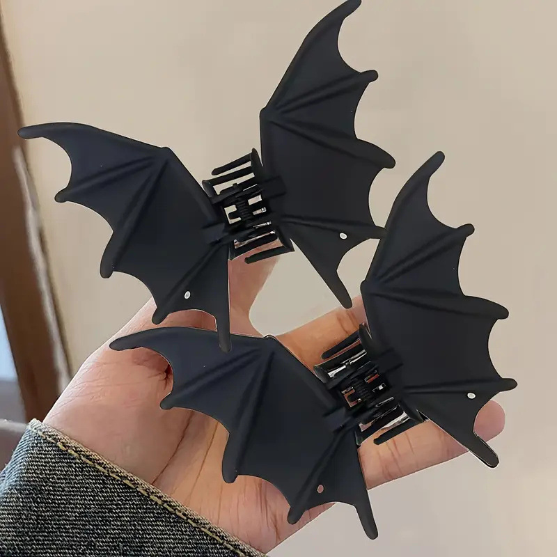 Matte Black Bat Claw Clip Goth - Cosplay Bat Prop review and price