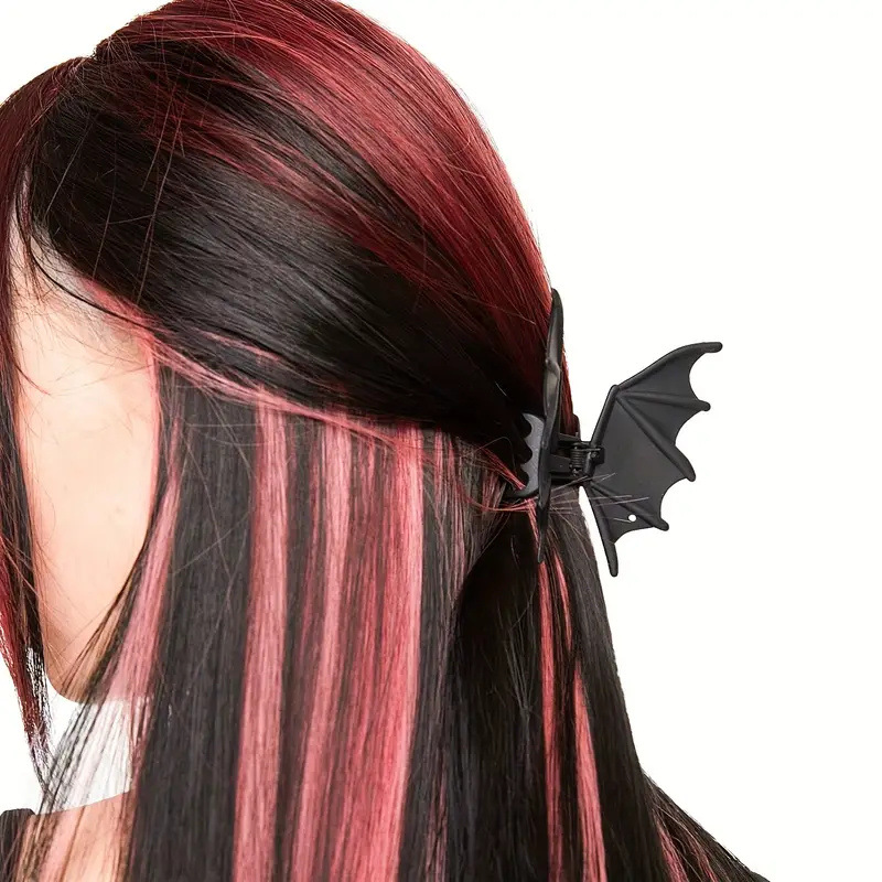 Matte Black Bat Claw Clip Goth - Cosplay Bat Prop review and price