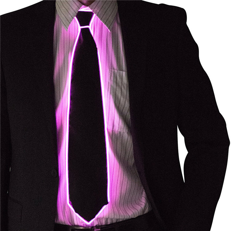 Men Glowing Tie EL Wire Neon L - Led El Wire review and price