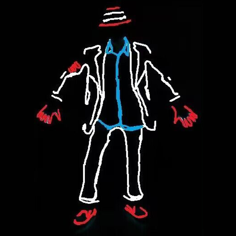 EL Wire Glowing Jazz Dance Cos - Led El Wire review and price