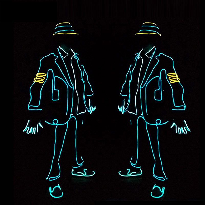EL Wire Glowing Jazz Dance Cos - Led El Wire review and price