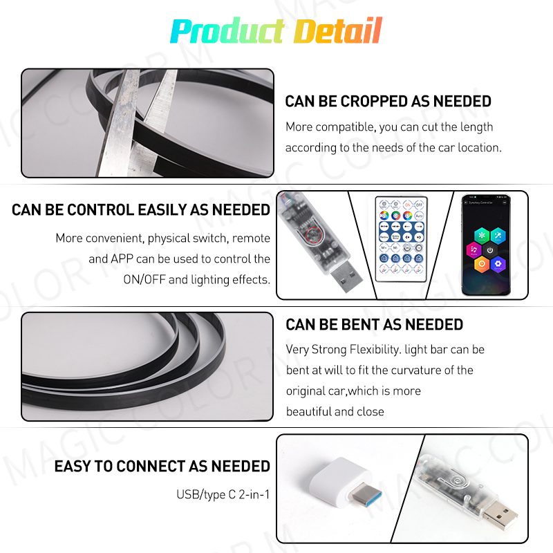 Vgetting 140/55.1inch Car Ambi - Led El Wire review and price
