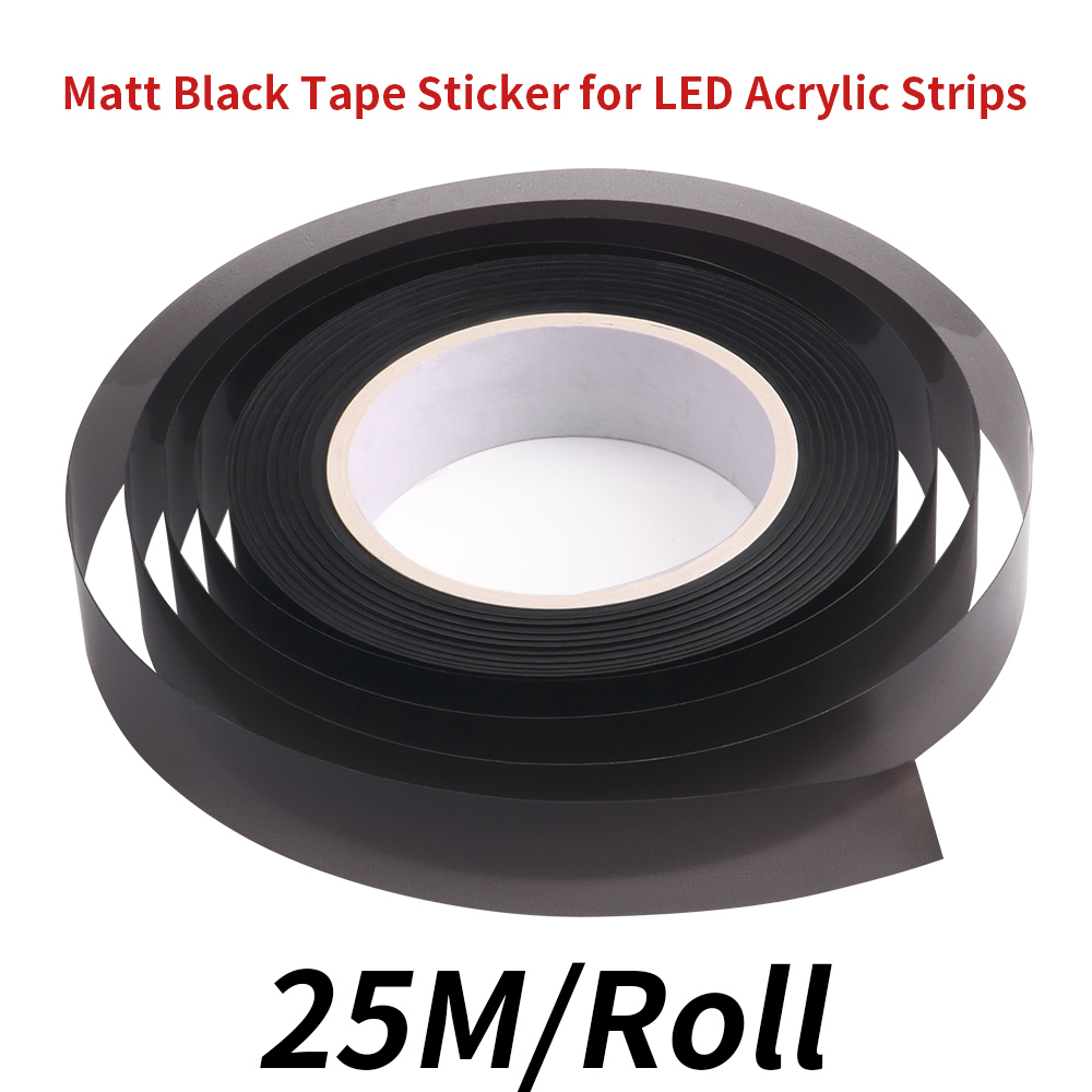 25M/Roll Matt Black Tape Stick - Led El Wire review and price