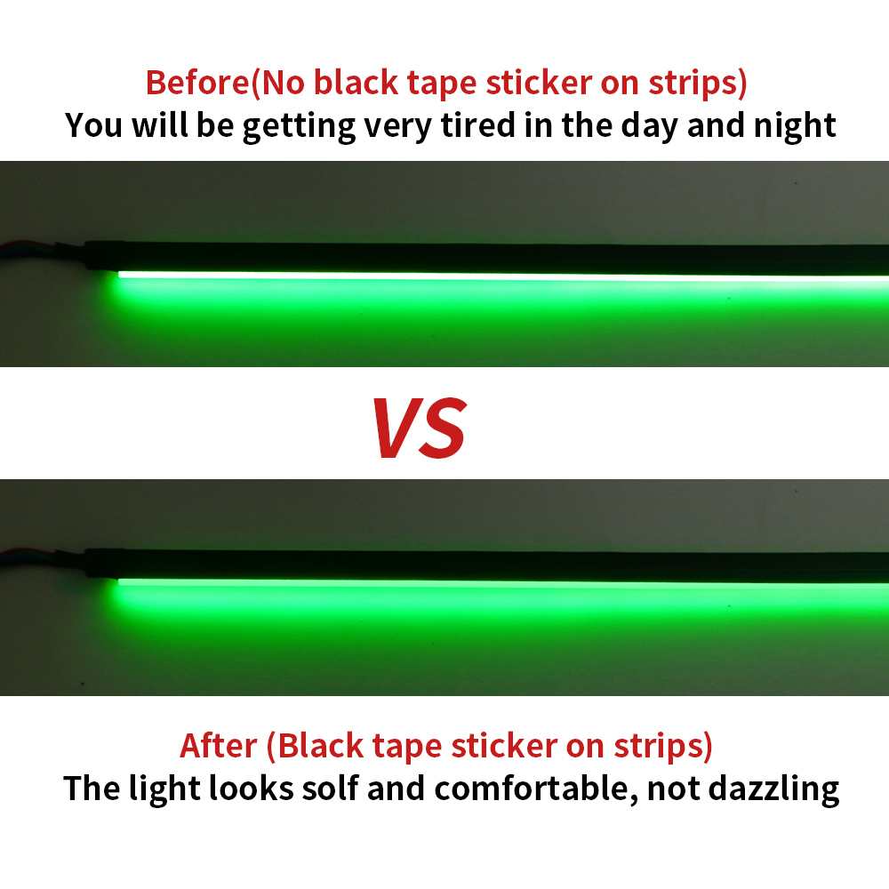 25M/Roll Matt Black Tape Stick - Led El Wire review and price