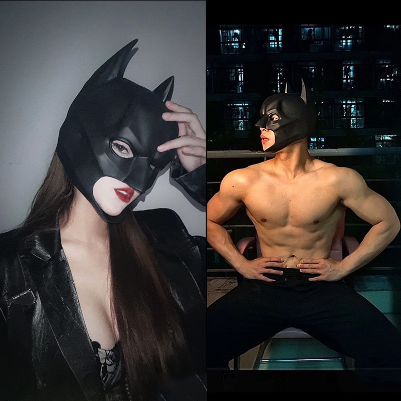 Men's and Women's Latex Mask H - Cosplay Bat Prop review and price